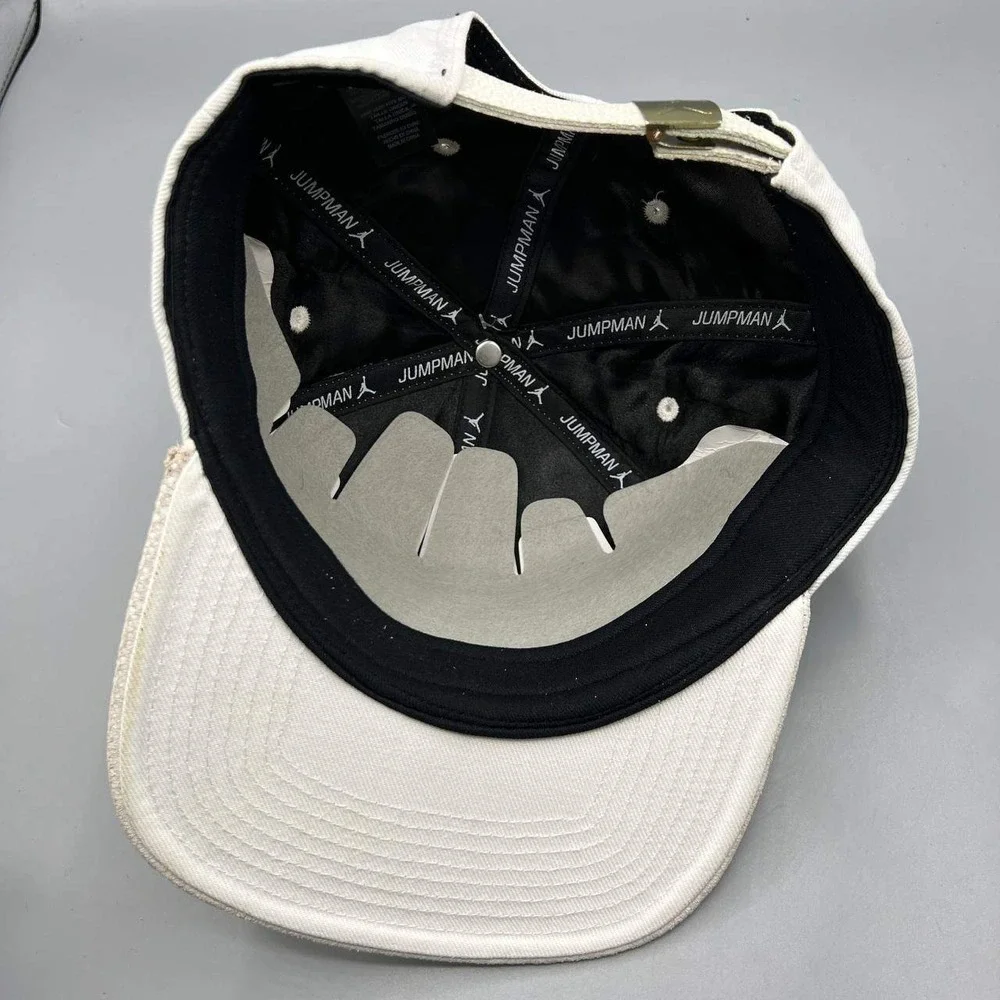 Air Jordan Hat Men‎ White Pinnacle Wings Jumpman Strap Back Cap